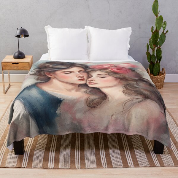 Item preview, Hopelessly Romantic Couple In Love Rose Garden Dreams designed and sold by VanillaBlueSky.