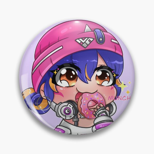 Item preview, Kiriko Donut Chibi Le Sserafim KPOP Art designed and sold by BunnyBlanc.