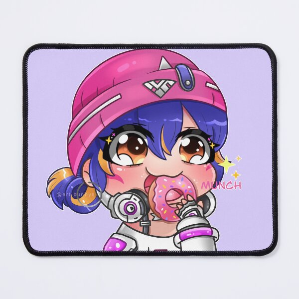 Item preview, Kiriko Donut Chibi Le Sserafim KPOP Art designed and sold by BunnyBlanc.
