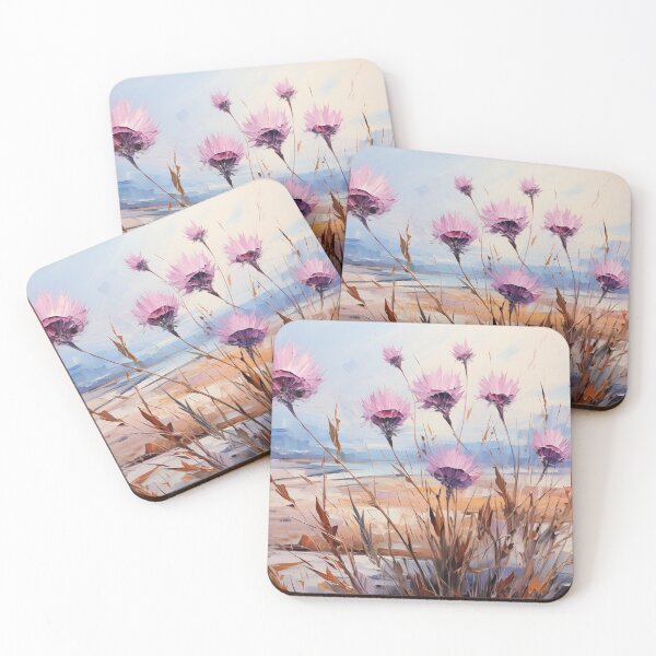 Item preview, Knapweed - Impasto Floral designed and sold by KootenayDesigns.