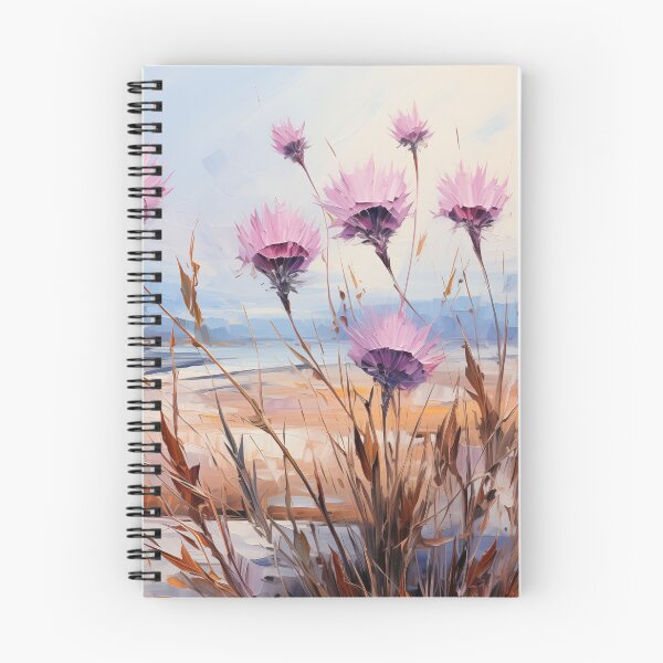 Item preview, Knapweed - Impasto Floral designed and sold by KootenayDesigns.