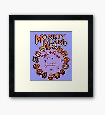 THE SECRET OF MONKEY ISLAND - DISC PASSWORD Framed Print