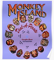 THE SECRET OF MONKEY ISLAND - DISC PASSWORD Poster
