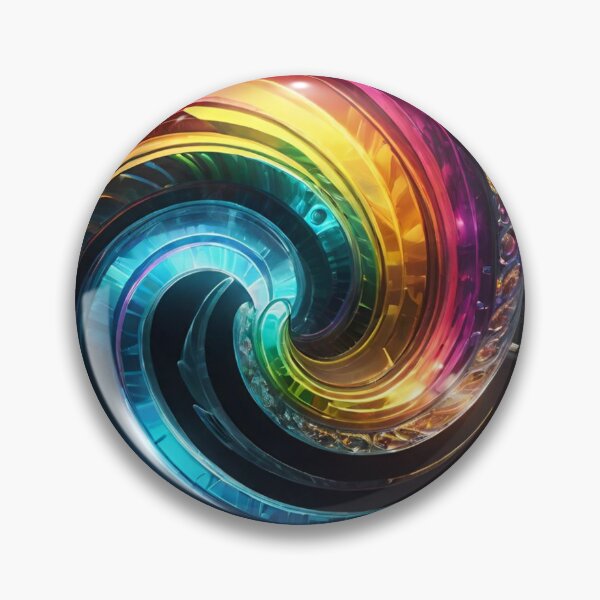 Item preview, A Vibrant Swirling Pattern of Rainbow Colors designed and sold by masabo.