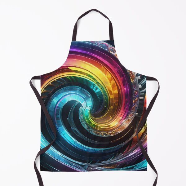 Item preview, A Vibrant Swirling Pattern of Rainbow Colors designed and sold by masabo.