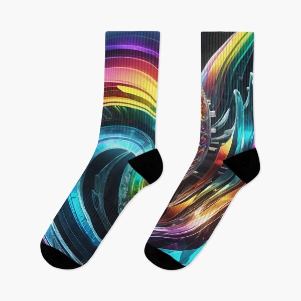 Item preview, A Vibrant Swirling Pattern of Rainbow Colors designed and sold by masabo.