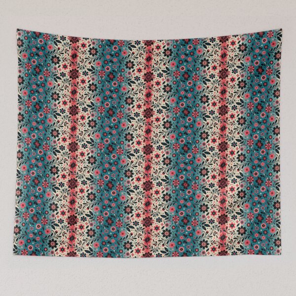 Item preview, Vintage Floral Tapestry - Elegant Pattern Design designed and sold by SportyAndArtful.