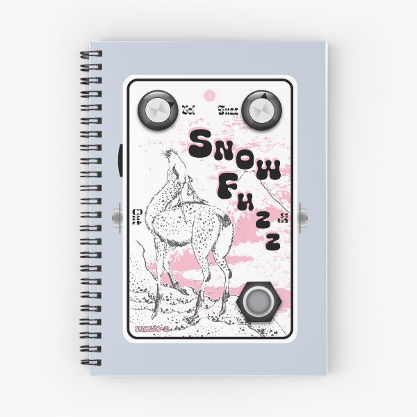 Item preview, Ukiyo-e Japanese Woodblock Inspired Snow Fuzz Guitar Pedal designed and sold by globbs.