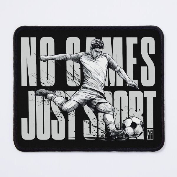 Item preview, NO GAMES JUST SPORT - Football - Soccer - FOOTBALL PLAYER - MEN - 2 designed and sold by ArtProjectShop.