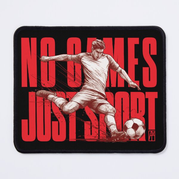 Item preview, NO GAMES JUST SPORT - Football - Soccer - FOOTBALL PLAYER - MEN - 3 designed and sold by ArtProjectShop.