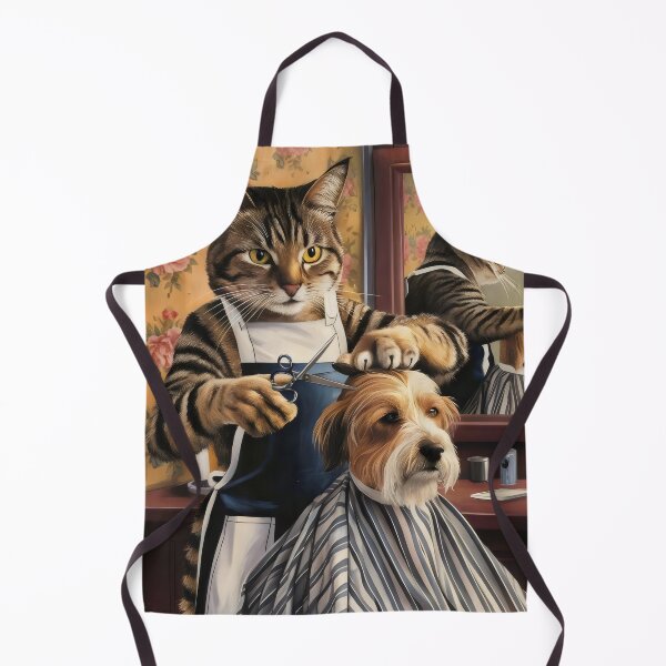 Item preview, Barber cat. designed and sold by MyHappyArtShop.