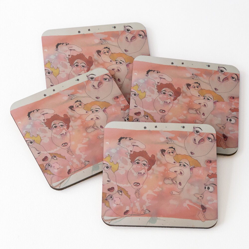 Item preview, Coasters (Set of 4) designed and sold by Rorschach68.