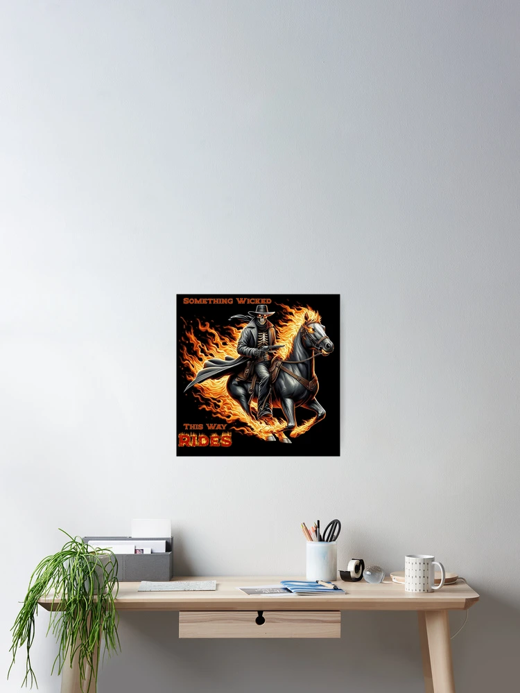 Thumbnail 2 of 3, Poster, Something Wicked This Way RIDES - Ghost Rider designed and sold by R4pt0r007.