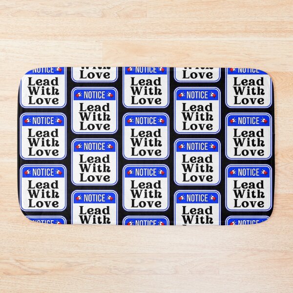 Item preview, NOTICE:  Lead With Love - funny warning signs designed and sold by DesignsFromTW-S.