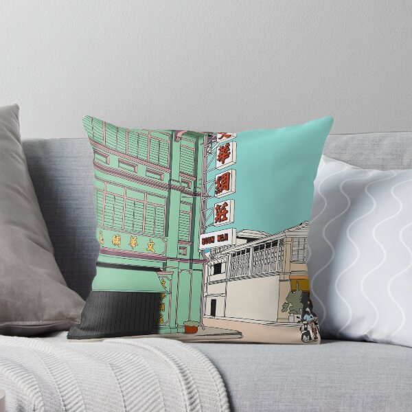 Item preview, George Town Penang Malaysia Travel Print designed and sold by Ginzalluna.