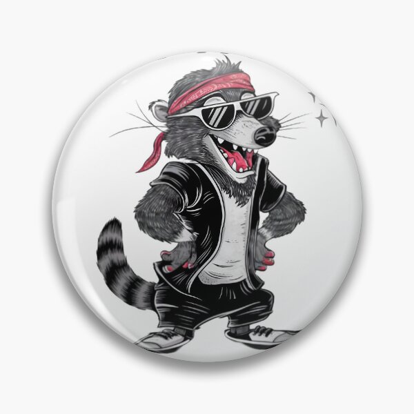 Item preview, Stay Trashy vintage 90s funny racoon designed and sold by rtlabdo.