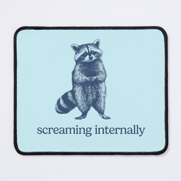 Item preview, Screaming Internally Vintage Racoon designed and sold by lostinpixels.