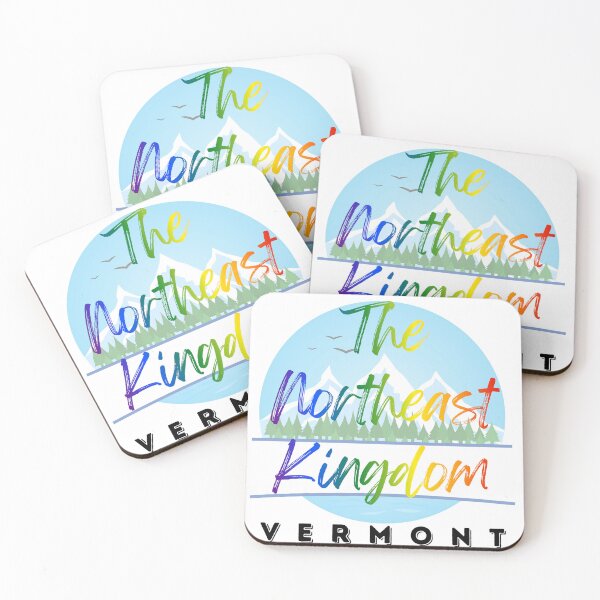 Item preview, Northeast Kingdom Vermont Pride - Colorful LGBTQ+ Mountain Landscape Illustration designed and sold by WarFX Designs.