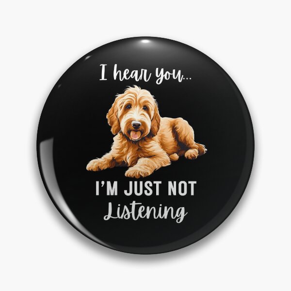 Item preview, Stubborn Goldendoodle Not Listening designed and sold by Fredster1966.
