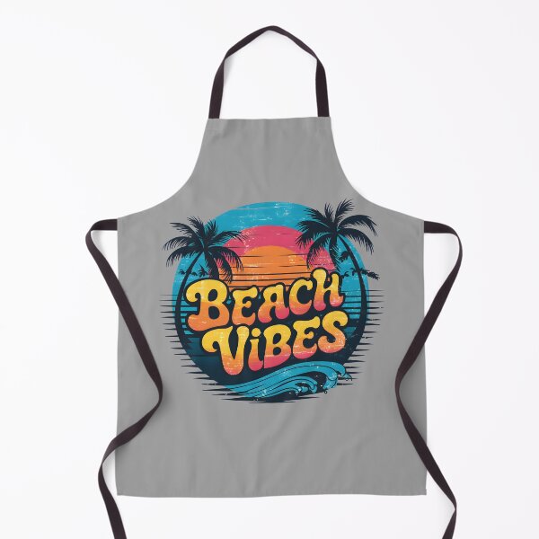Item preview, Beach Vibes Retro Sunset Tropical Palm Trees Waves designed and sold by Itaya Art.