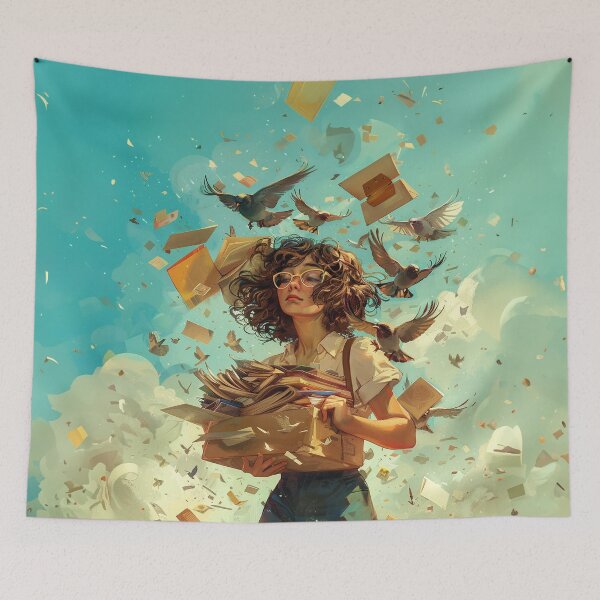 Item preview, Junk Drawer Girl designed and sold by greta-karsten.