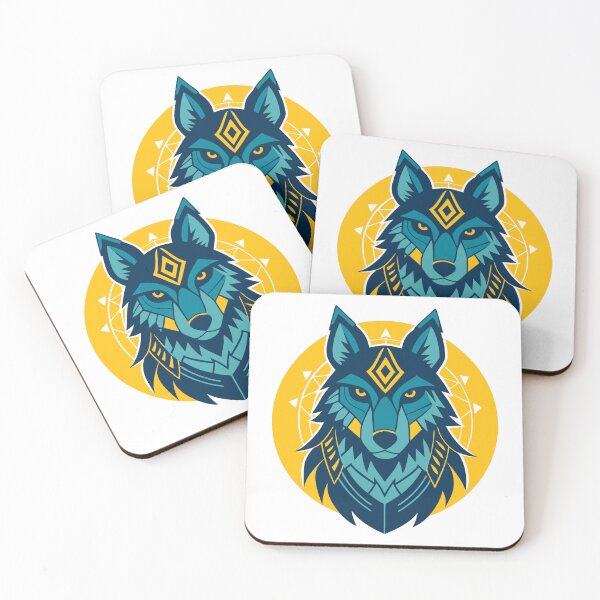 Item preview, Cool Tribal Wolf sticker designed and sold by DIUMERI.