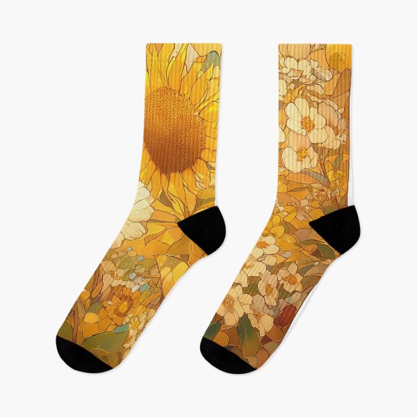Item preview, Sunflowers in Glass Painting designed and sold by Christian Weiss.