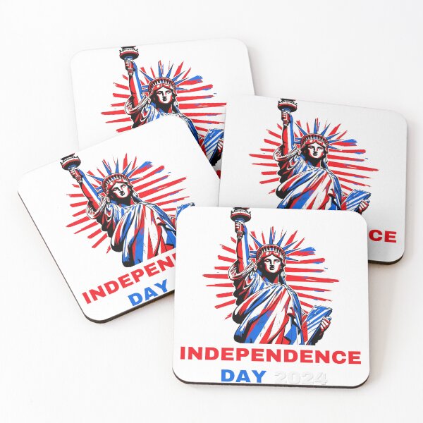 Item preview, Independence day 2024 celebration, statue of liberty pop art designed and sold by OfficeEscapGear.