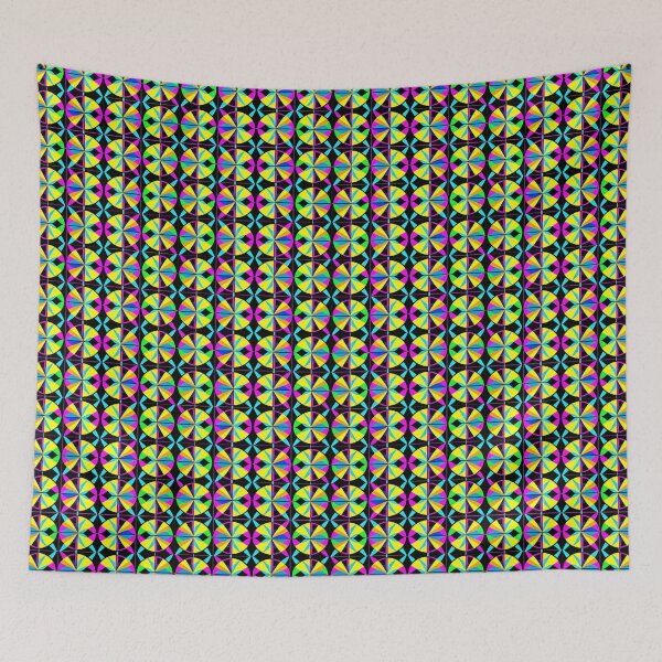 Item preview, Vibrant Pinwheel Tiles - Dynamic Geometric Art designed and sold by SportyAndArtful.