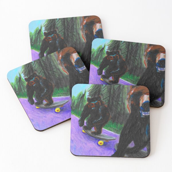 Item preview, longboarding bears designed and sold by HiddenStash.