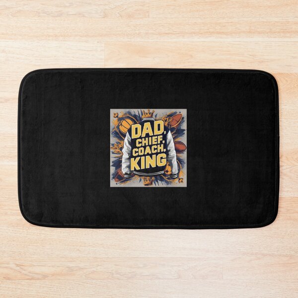Item preview, 905 Dad Chief Coach King - Collegiate Letterman Jacket Style Father'S Day	 designed and sold by MichelleBooth1.