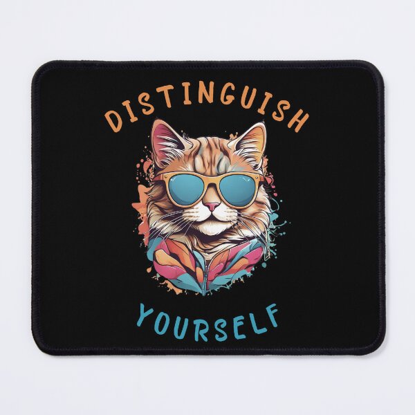 Item preview, Funny Cat: Distinguish Yourself designed and sold by ElegantOutlines.