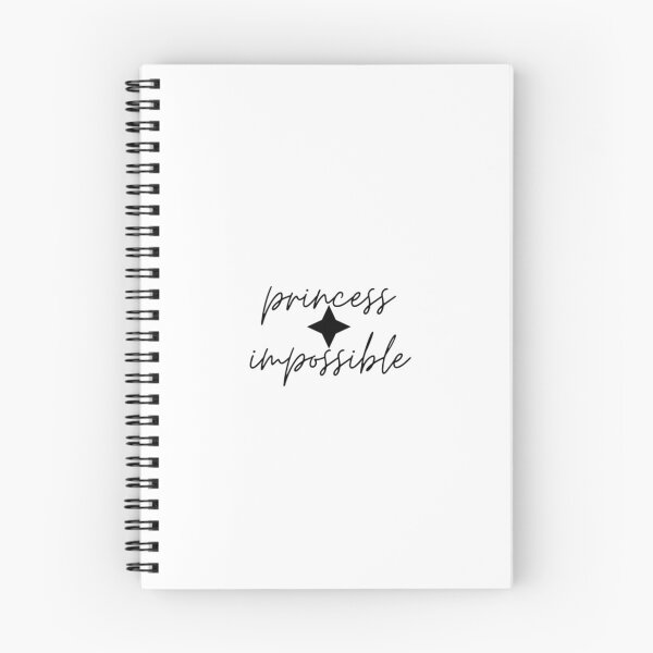 Item preview, princess impossible text graphic v3 white background designed and sold by fishpressink.