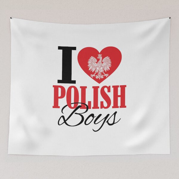Item preview, I Love Polish Boys Heart Girlfriend GF designed and sold by jaygo.