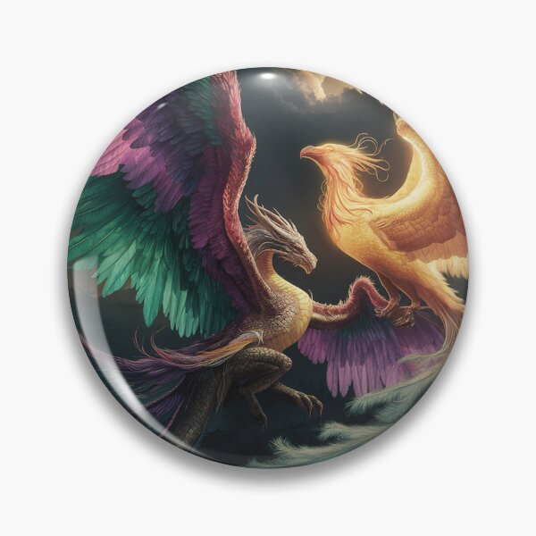 Item preview, Dragon and Phoenix Art designed and sold by MyHeartNSoulArt.