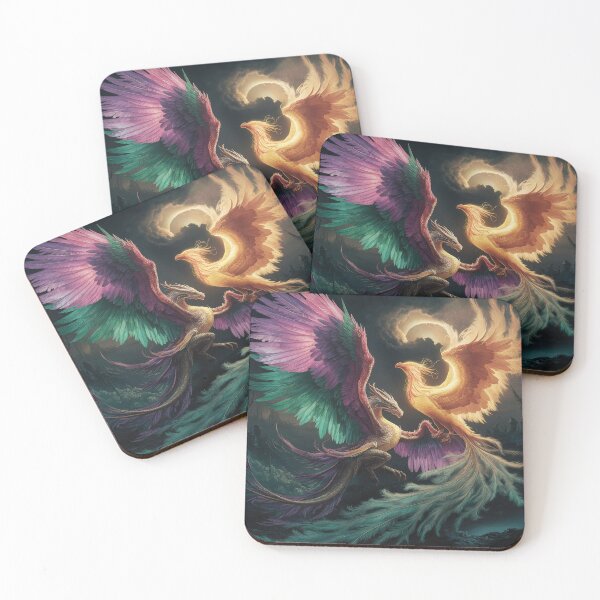 Item preview, Dragon and Phoenix Art designed and sold by MyHeartNSoulArt.