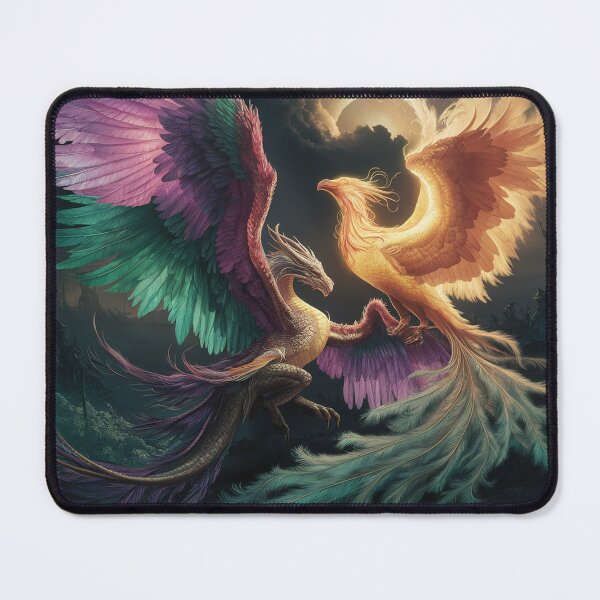 Item preview, Dragon and Phoenix Art designed and sold by MyHeartNSoulArt.