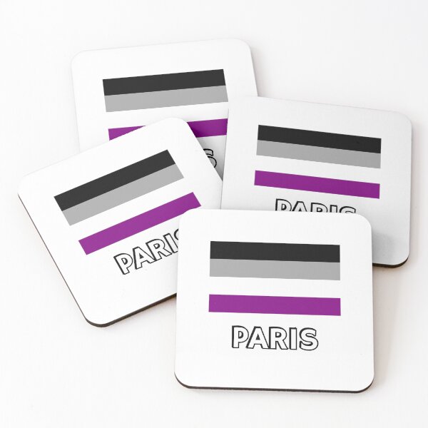 Item preview, Asexuality Pride Flag Paris designed and sold by Inspirationmotivation.