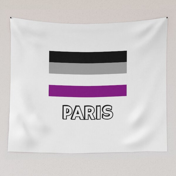 Item preview, Asexuality Pride Flag Paris designed and sold by Inspirationmotivation.