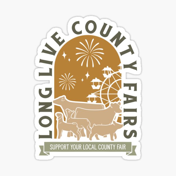 Item preview, Support your local county fair designed and sold by TheTurquoiseVet.