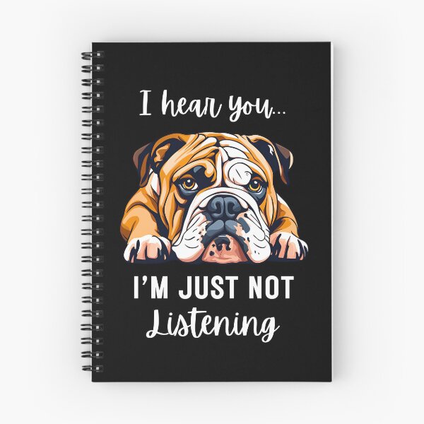 Item preview, Stubborn English Bulldog Not Listening designed and sold by Fredster1966.