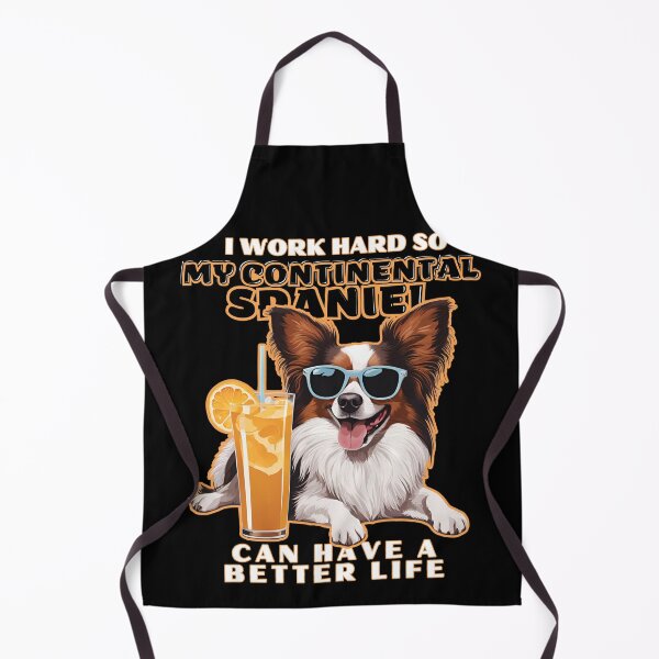 Item preview, continental spaniel dog Lovers "I work hard so my amazing continental spaniel dog  dog can have a better life" designed and sold by GoodyPaws.