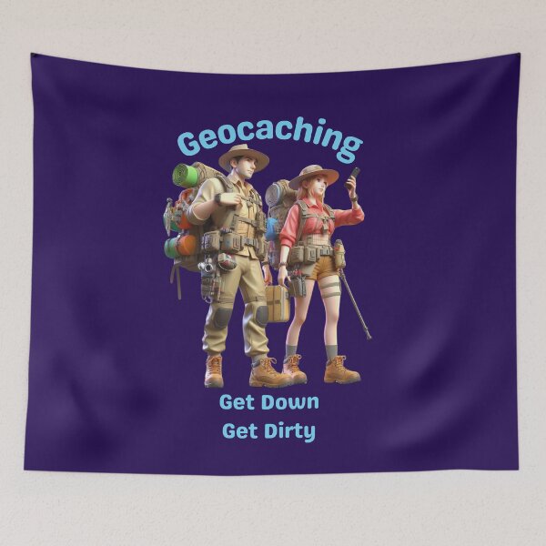 Item preview, Geocaching Get Down Get Dirty designed and sold by jglobal360.