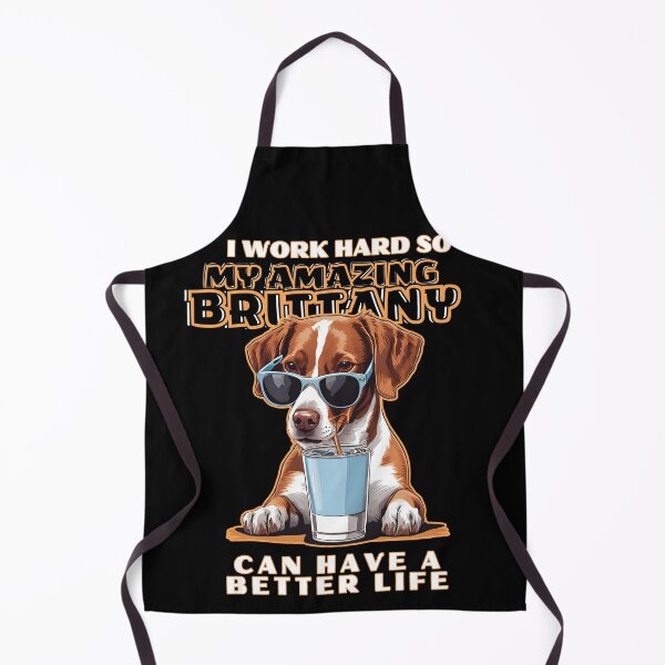 Item preview, brittany dog Lovers "I work hard so my amazing brittany dog can have a better life" designed and sold by GoodyPaws.
