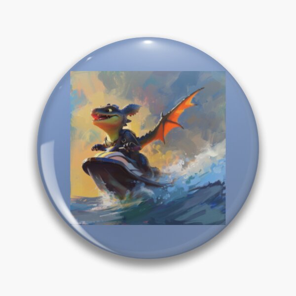 Artikelvorschau, Drache auf einem Jet-Ski entworfen und verkauft von SkyBridgePRJ.