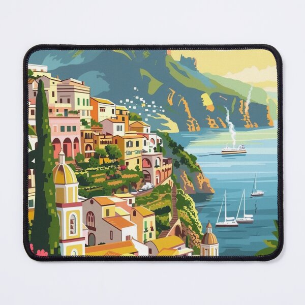 Item preview, Almafi Coast Travel Poster, Perfect Gift for Travel Enthusiasts, Vintage Style Wall Art, Italy Wall art for home decor, Almafi Coast print. designed and sold by Thegalleryshop1.