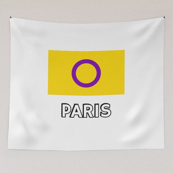 Item preview, Intersex Pride Flag Paris designed and sold by Inspirationmotivation.