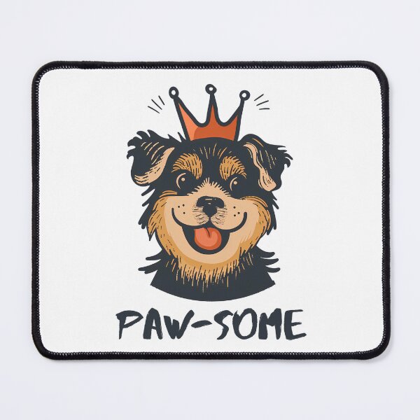 Item preview, Paw-some: Crowned Canine Portrait designed and sold by NatureStyle555.