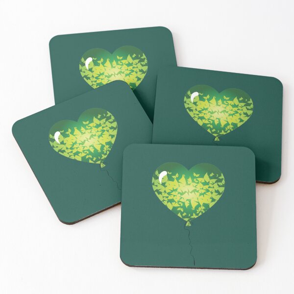 Item preview, Green Hearted Ballon designed and sold by The_Clock.