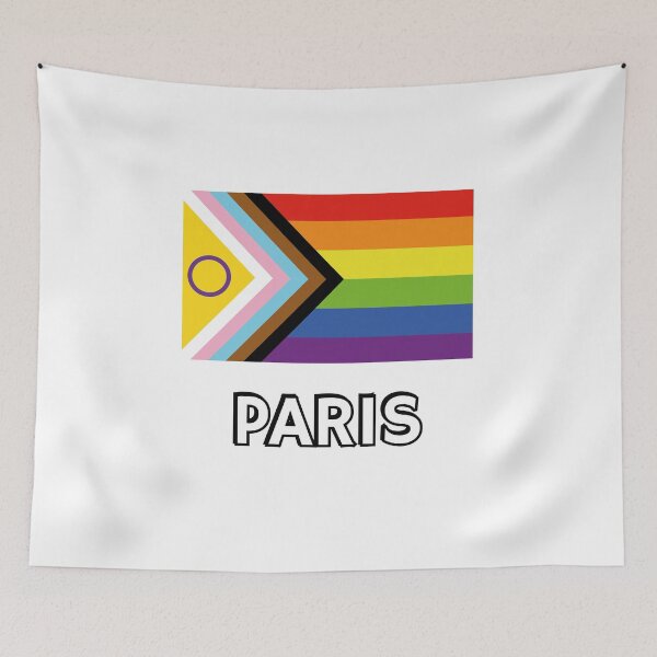 Item preview, Intersex Inclusive Pride Progress Flag Paris designed and sold by Inspirationmotivation.